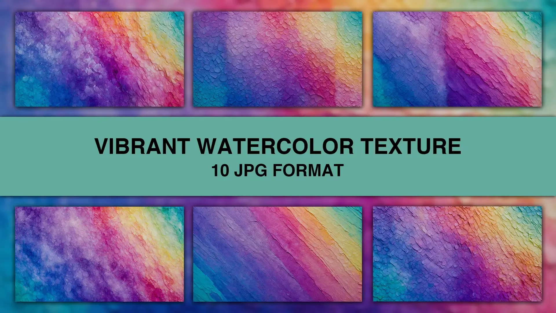 Vibrant Watercolor Texture Background JPG Images Collection image